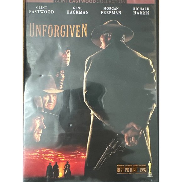 Unforgiven DVD 1992 A Clint Eastwood Film with Gene Hackman and Morgan Freeman - Picture 1 of 1
